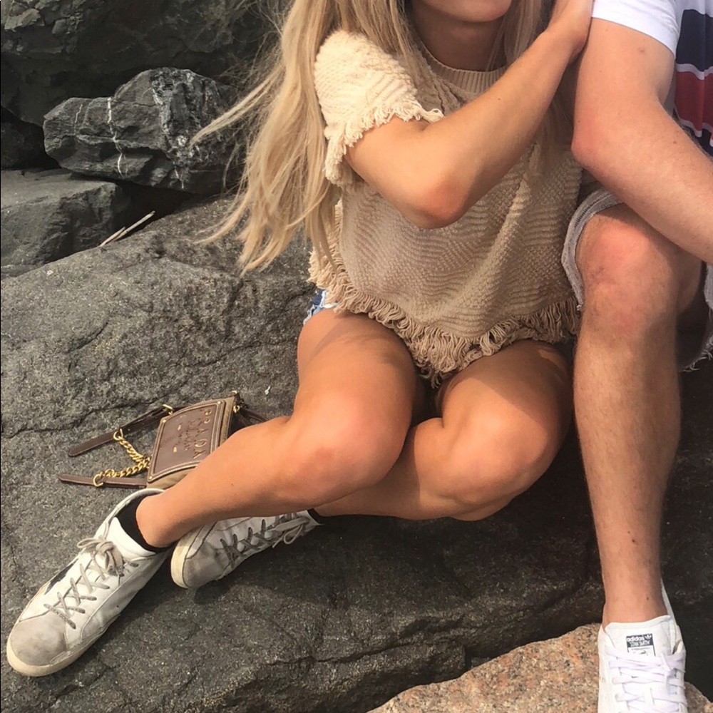 Beige Knit Zara Top Size S